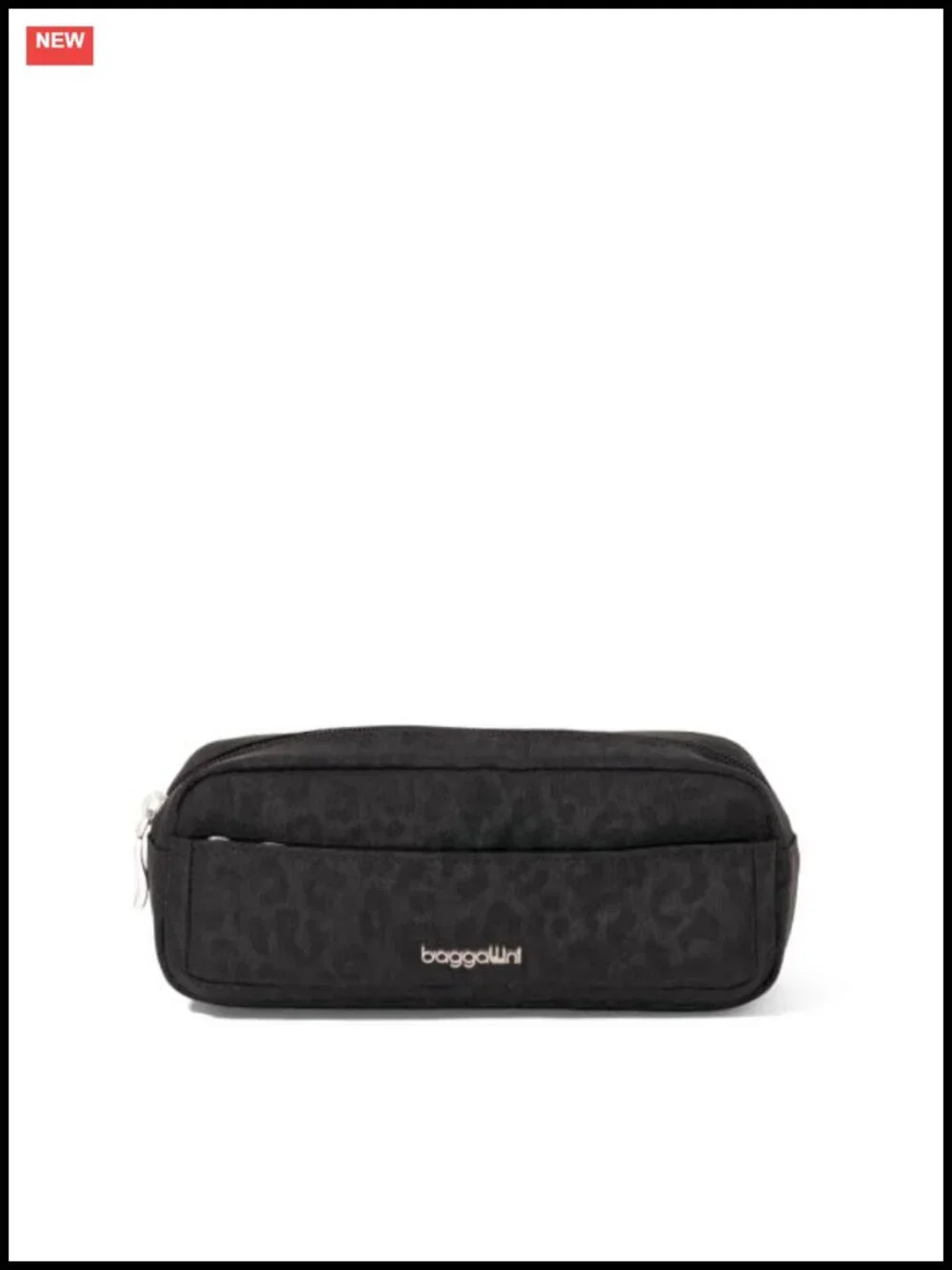 Long Pocket Cosmetic Bag - Lightweight Water Repellent Nylon Makeup Organizer
